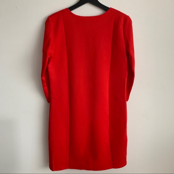 Red Holiday Mini Dress - Picture 2 of 4